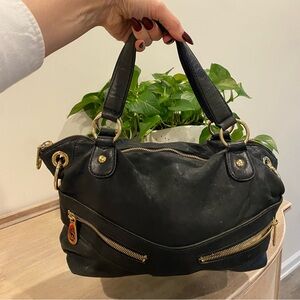 Michael Kors soft leather black purse